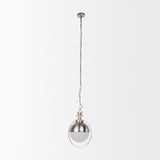 Leighton 15.0L x 15.0W x 20.0H Antique Nickel Pendant Light from Mercana - Luna Furniture