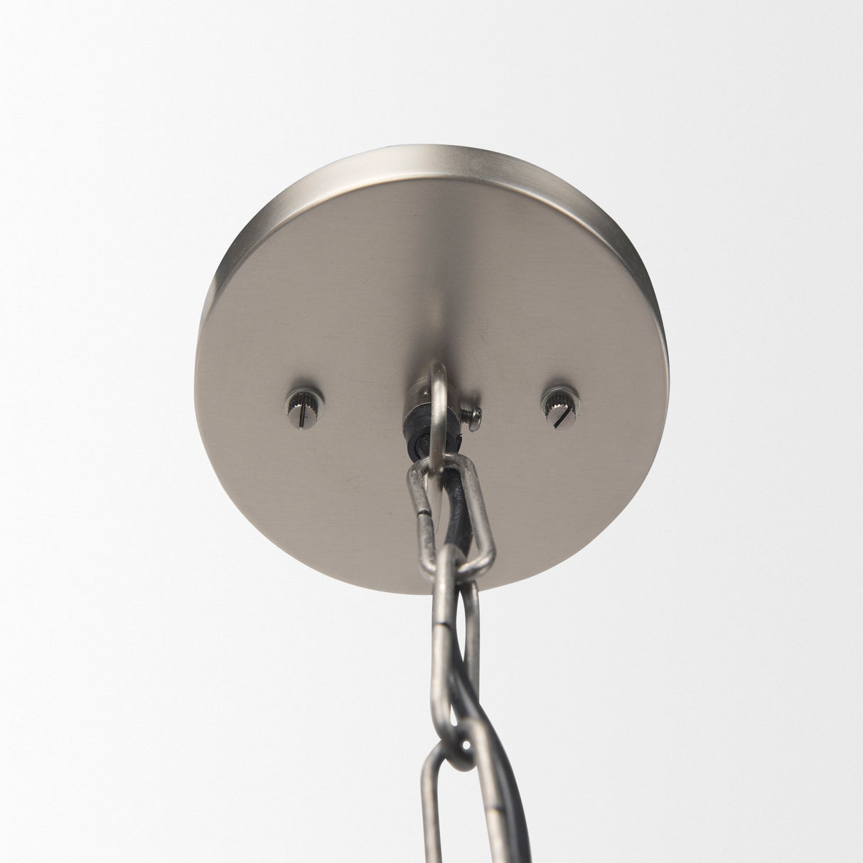 Leighton 15.0L x 15.0W x 20.0H Antique Nickel Pendant Light from Mercana - Luna Furniture