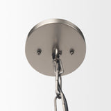 Leighton 15.0L x 15.0W x 20.0H Antique Nickel Pendant Light from Mercana - Luna Furniture