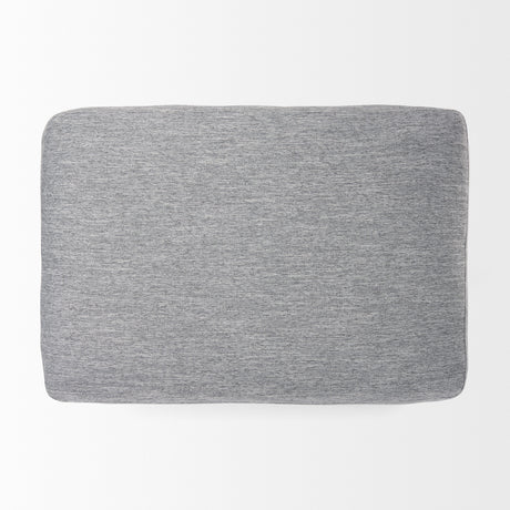 Valence 38.6L x 26.0W x 17.7H Castlerock Gray 2/3 Ottoman Sectional Piece from Mercana - Luna Furniture