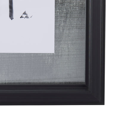 Lines II by Mercana Studio a Hand Embellished Textured Framed Art Print Matted under Glass from Mercana - Luna Furniture