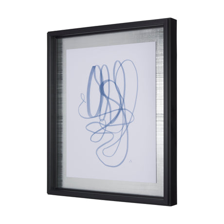 Lines V by Mercana Studio a Hand Embellished Textured Framed Art Print Matted under Glass from Mercana - Luna Furniture