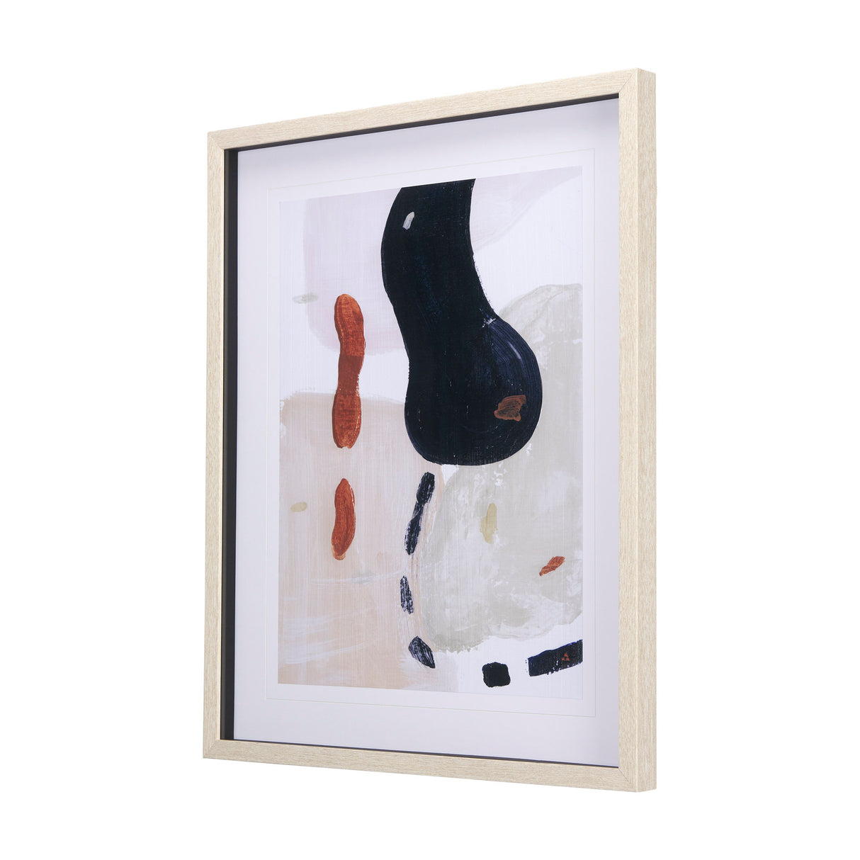 Color Blocks II by Mercana Studio a Hand Embellished Textured Framed Art Print Matted under Glass from Mercana - Luna Furniture