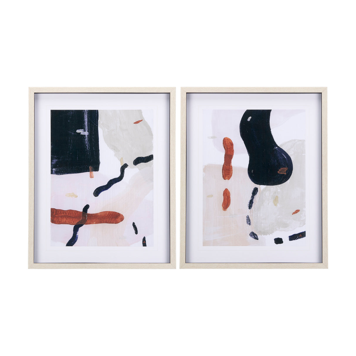 Color Blocks II by Mercana Studio a Hand Embellished Textured Framed Art Print Matted under Glass from Mercana - Luna Furniture