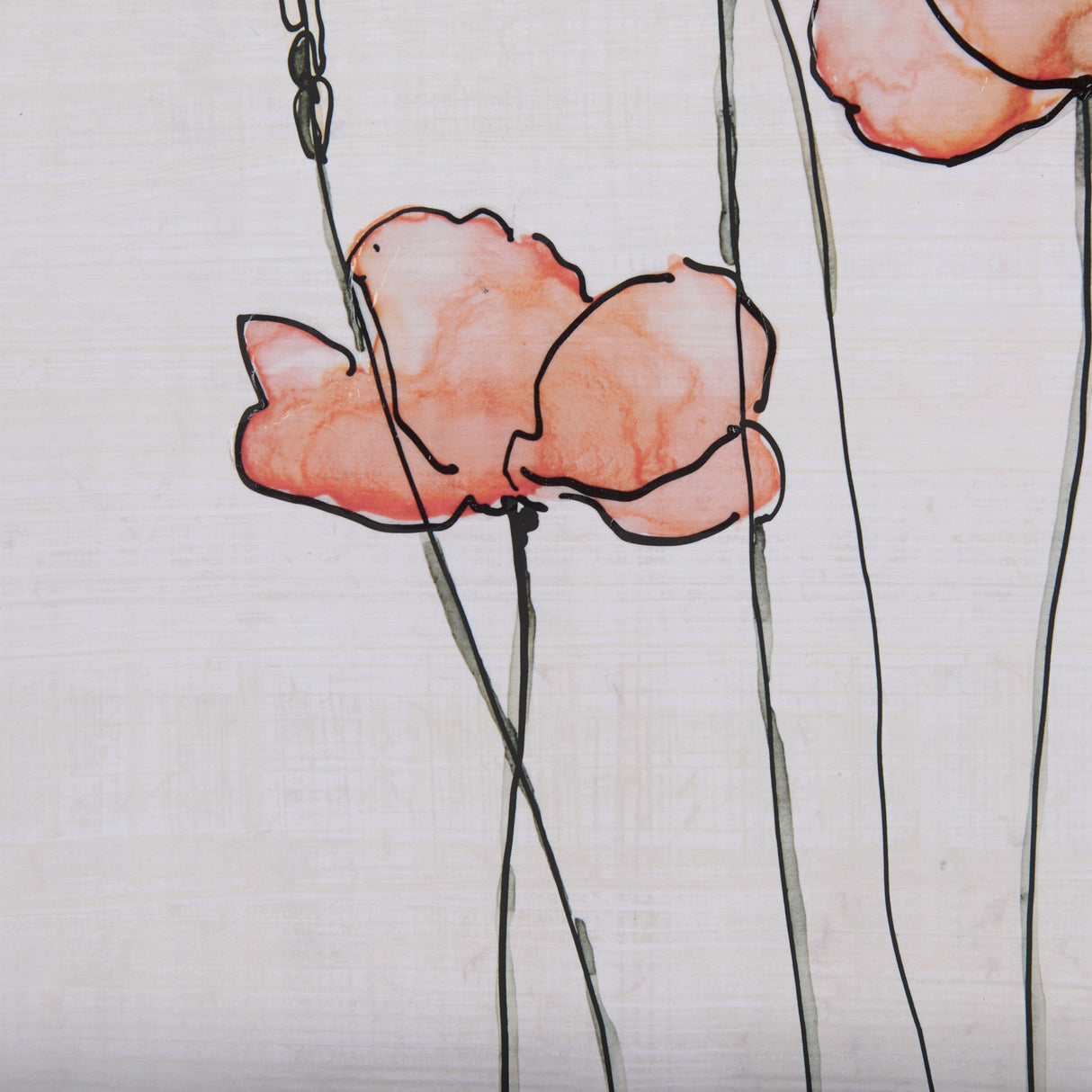 Meadow flowers II by Mercana Studio a Hand Embellished Textured Framed Art Print Matted under Glass from Mercana - Luna Furniture
