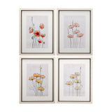 Meadow flowers III by Mercana Studio a Hand Embellished Textured Framed Art Print Matted under Glass from Mercana - Luna Furniture