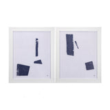 The Shapes I by Mercana Studio a Hand Embellished Textured Framed Art Print from Mercana - Luna Furniture