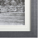 Grey & White Barn I by Mercana Studio Hand Embellished Textured Framed Photo Art Print Matted under from Mercana - Luna Furniture