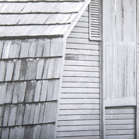 Grey & White Barn I by Mercana Studio Hand Embellished Textured Framed Photo Art Print Matted under from Mercana - Luna Furniture