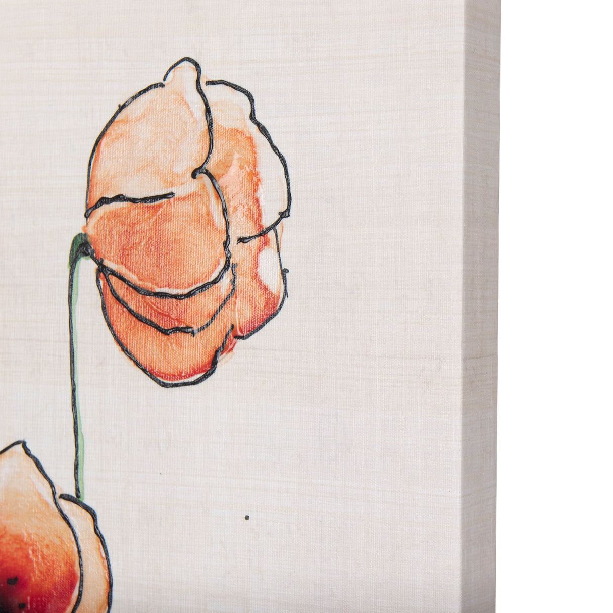 Meadow flowers I by Mercana Studio a Hand Embellished Textured Canvas from Mercana - Luna Furniture