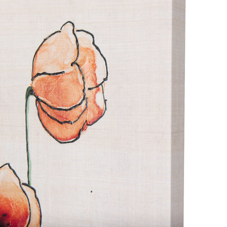 Meadow flowers I by Mercana Studio a Hand Embellished Textured Canvas from Mercana - Luna Furniture