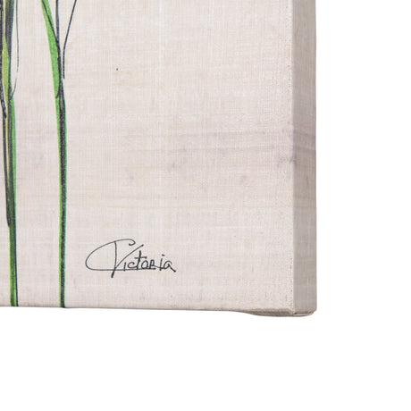 Meadow flowers III by Mercana Studio a Hand Embellished Textured Canvas from Mercana - Luna Furniture