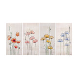 Meadow flowers III by Mercana Studio a Hand Embellished Textured Canvas from Mercana - Luna Furniture