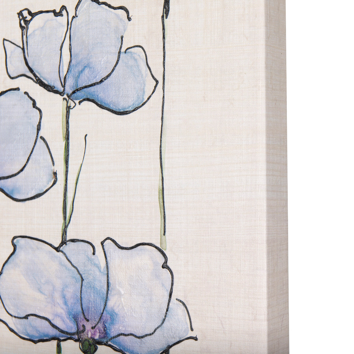 Meadow flowers IV by Mercana Studio a Hand Embellished Textured Canvas from Mercana - Luna Furniture