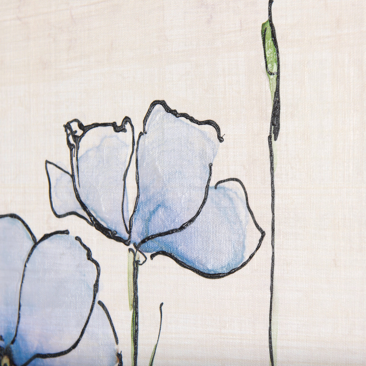 Meadow flowers IV by Mercana Studio a Hand Embellished Textured Canvas from Mercana - Luna Furniture