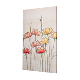 Meadow flowers by Mercana Studio a Hand Embellished Textured Canvas from Mercana - Luna Furniture