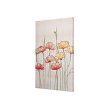 Meadow flowers by Mercana Studio a Hand Embellished Textured Canvas from Mercana - Luna Furniture