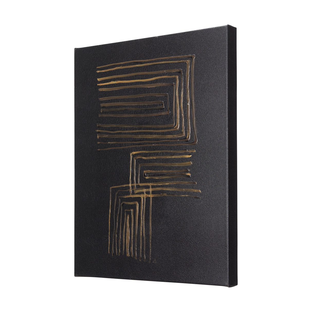 Lines I by Mercana Studio a Hand Embellished Textured Canvas from Mercana - Luna Furniture