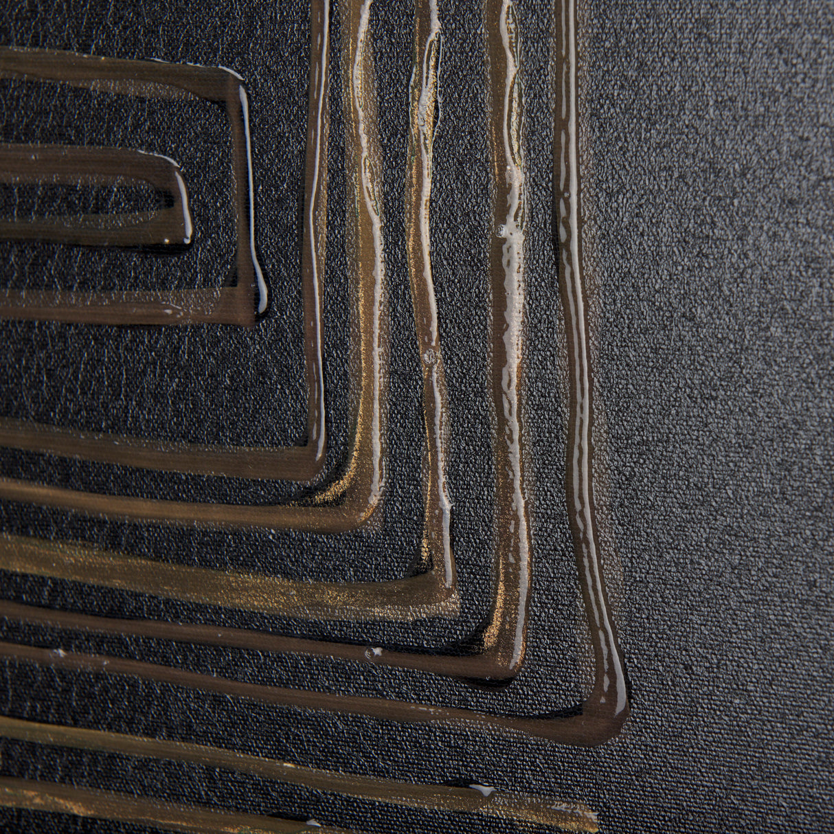 Lines I by Mercana Studio a Hand Embellished Textured Canvas from Mercana - Luna Furniture