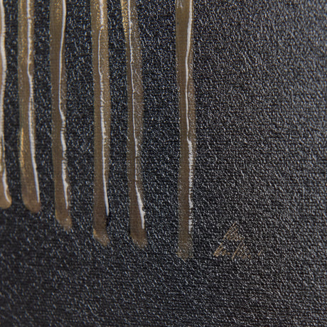 Lines I by Mercana Studio a Hand Embellished Textured Canvas from Mercana - Luna Furniture