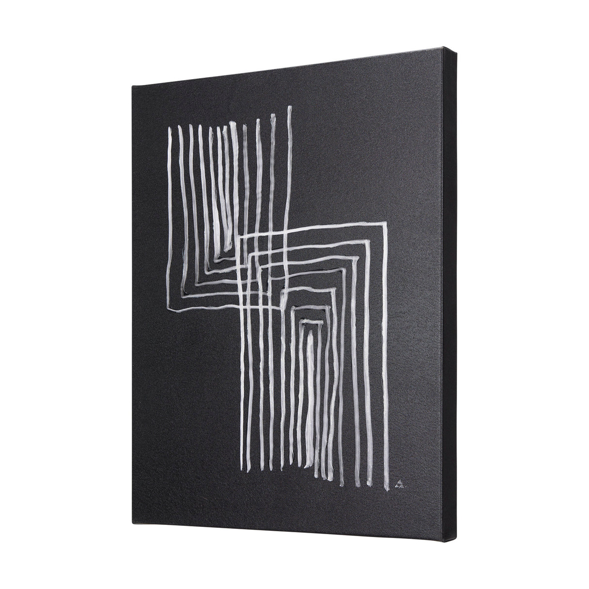 Lines II by Mercana Studio a Hand Embellished Textured Canvas from Mercana - Luna Furniture