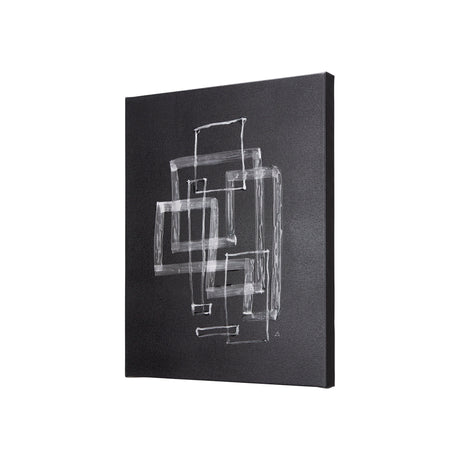 Lines III by Mercana Studio a Hand Embellished Textured Canvas from Mercana - Luna Furniture