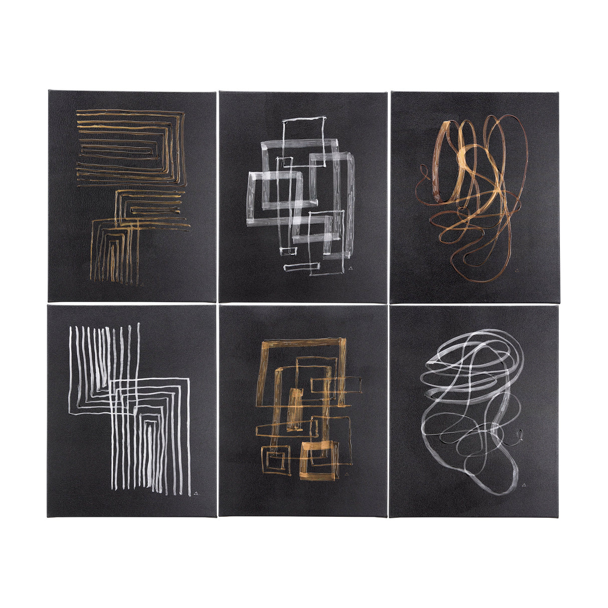 Lines IV by Mercana Studio a Hand Embellished Textured Canvas from Mercana - Luna Furniture