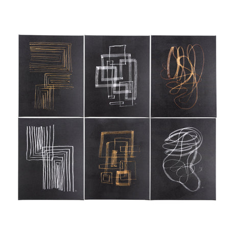 Lines IV by Mercana Studio a Hand Embellished Textured Canvas from Mercana - Luna Furniture
