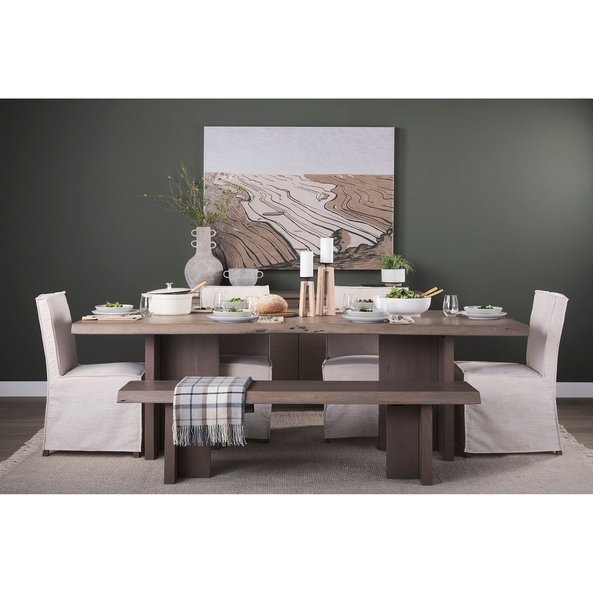 Farmland Fall by Mercana Studio a Hand Embellished Textured Canvas from Mercana - Luna Furniture