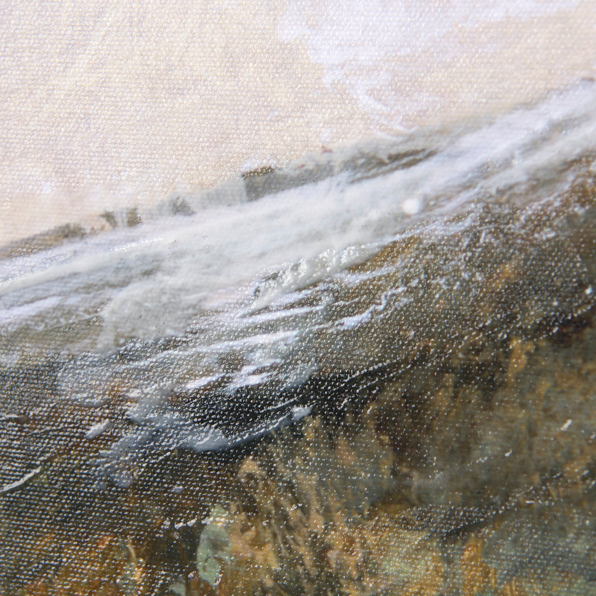 River Valley by Mercana Studio a Hand Embellished Textured Framed Canvas from Mercana - Luna Furniture