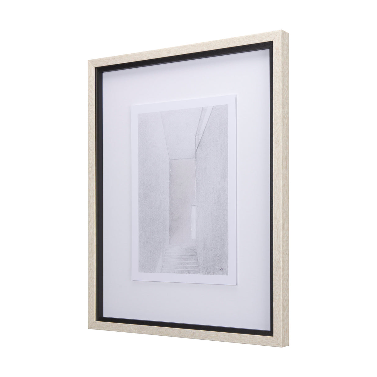 Corridor I by Mercana Studio a Hand Embellished Textured Framed Art Print Matted under Glass from Mercana - Luna Furniture