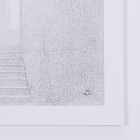 Corridor I by Mercana Studio a Hand Embellished Textured Framed Art Print Matted under Glass from Mercana - Luna Furniture