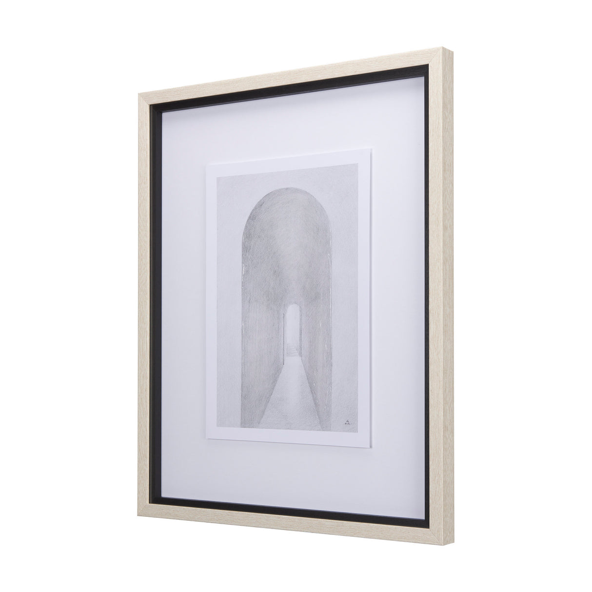 Corridor II by Mercana Studio a Hand Embellished Textured Framed Art Print Matted under Glass from Mercana - Luna Furniture