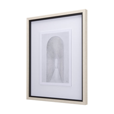 Corridor II by Mercana Studio a Hand Embellished Textured Framed Art Print Matted under Glass from Mercana - Luna Furniture