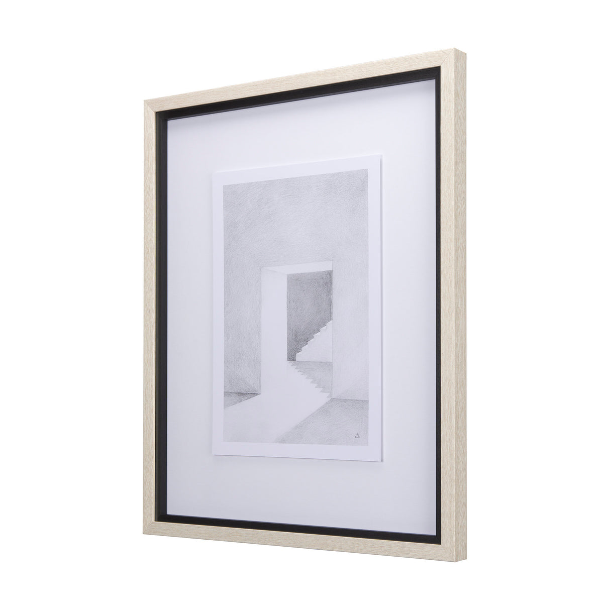 Corridor IV by Mercana Studio a Hand Embellished Textured Framed Art Print Matted under Glass from Mercana - Luna Furniture