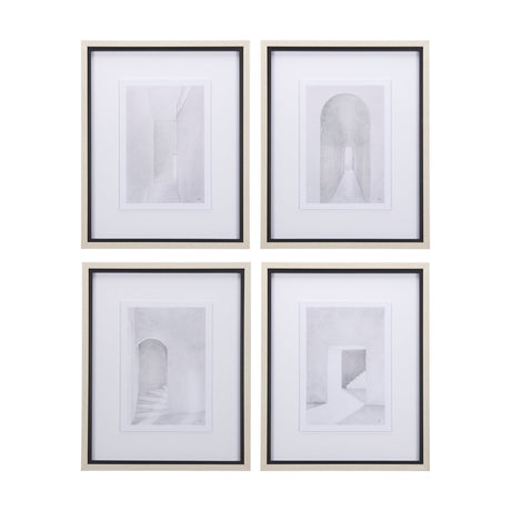 Corridor IV by Mercana Studio a Hand Embellished Textured Framed Art Print Matted under Glass from Mercana - Luna Furniture