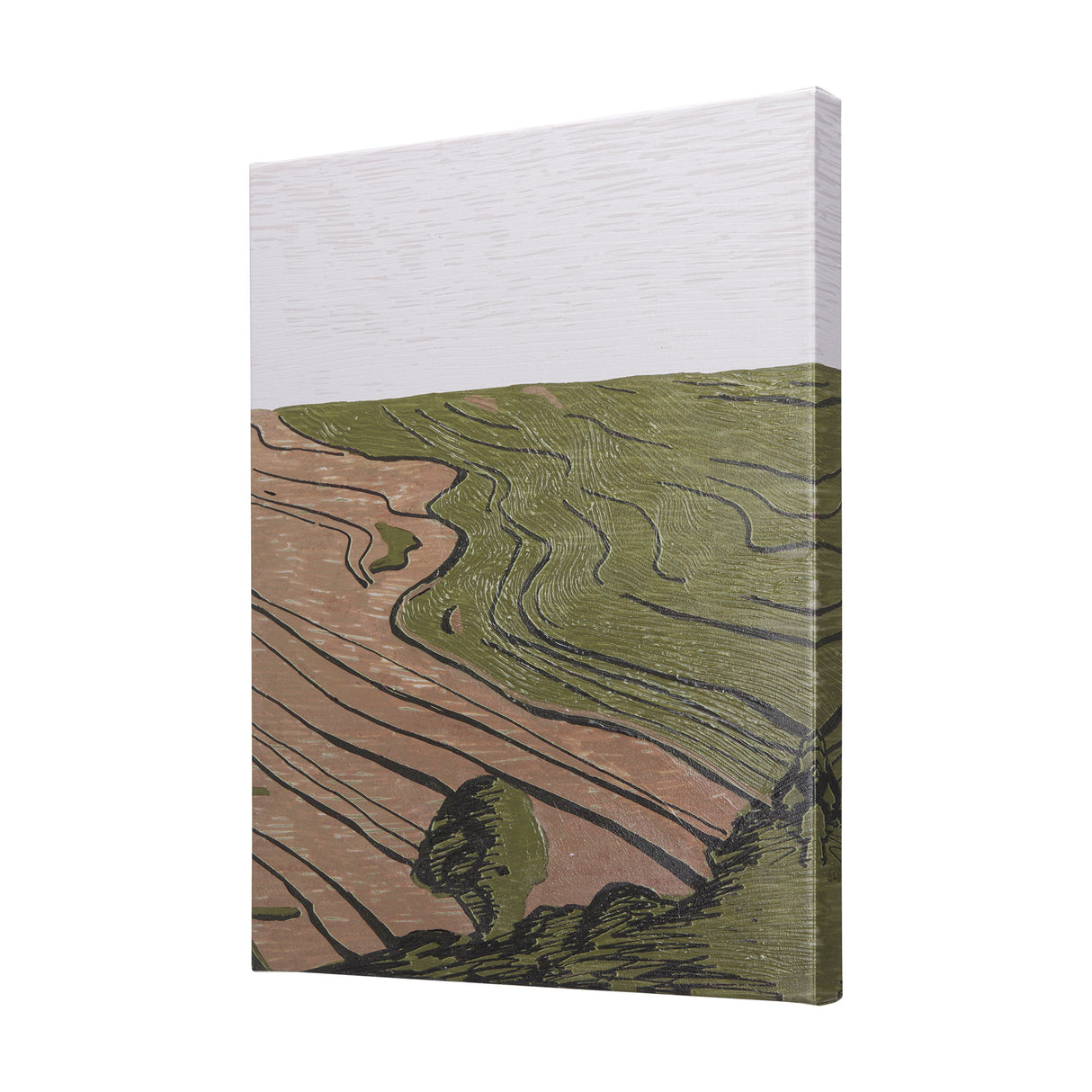 Farmland Spring II by Mercana Studio a Hand Embellished Textured Canvas from Mercana - Luna Furniture