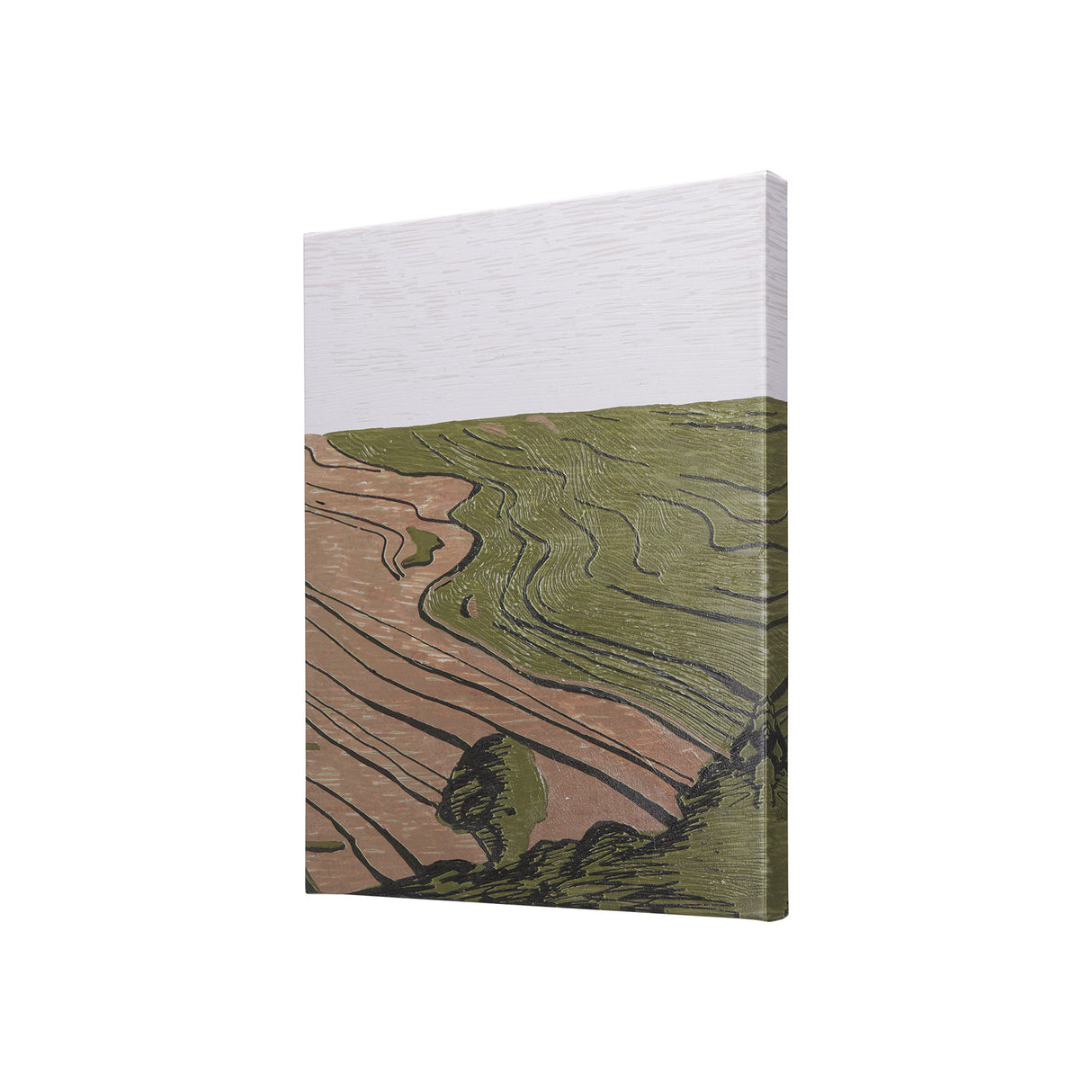 Farmland Spring II by Mercana Studio a Hand Embellished Textured Canvas from Mercana - Luna Furniture