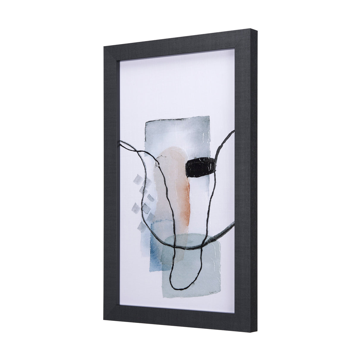A Cloudy Afternoon III by Mercana Studio a Hand Embellished Textured Framed Art Print from Mercana - Luna Furniture