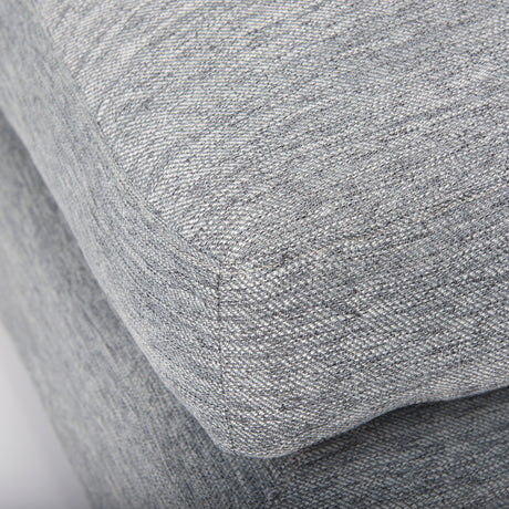 Valence 38.6L x 38.6W x 17.7H Castlerock Gray Full Size Ottoman Sectional Piece from Mercana - Luna Furniture