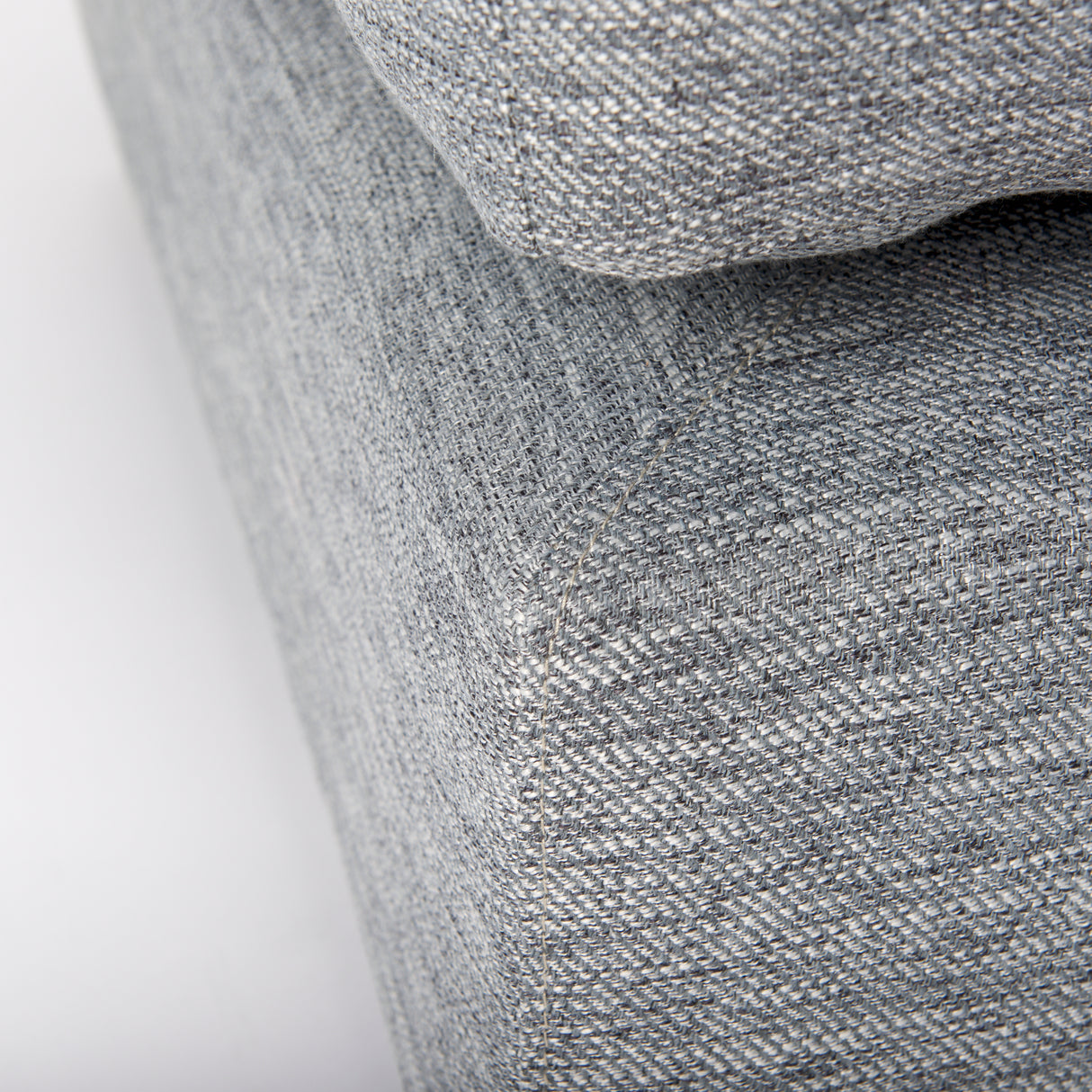 Valence 38.6L x 38.6W x 17.7H Castlerock Gray Full Size Ottoman Sectional Piece from Mercana - Luna Furniture