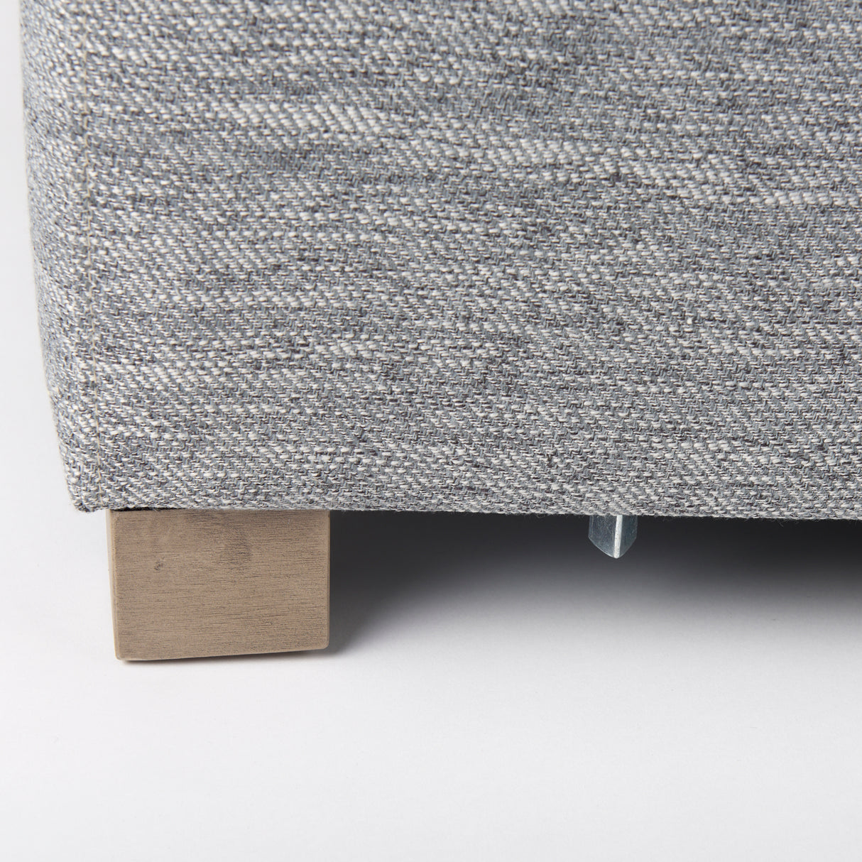Valence 38.6L x 38.6W x 17.7H Castlerock Gray Full Size Ottoman Sectional Piece from Mercana - Luna Furniture