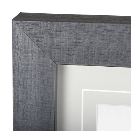 Grey & White Barn Ii by Mercana Studio Hand Embellished Textured Framed Photo Art Print Matted under from Mercana - Luna Furniture