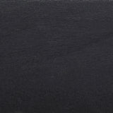 Trey 56"L x 32"W x 17"H Black Metal W/Glass Coffee Table from Mercana - Luna Furniture