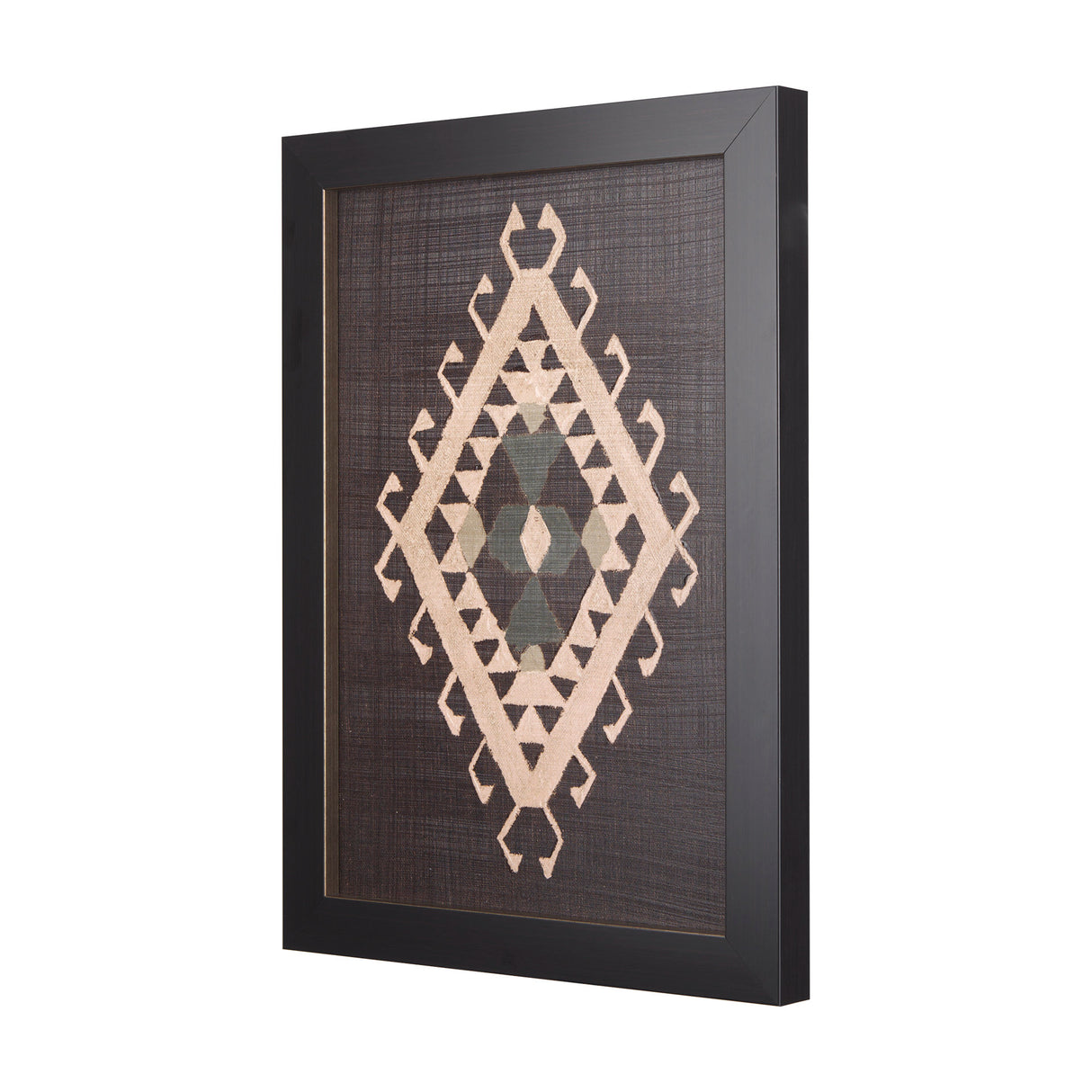 Brown Tapestry V by Mercana Studio a Hand Embellished Textured Framed Art Print from Mercana - Luna Furniture