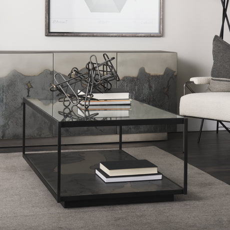 Henderson 12.2L x 9.1W x 9.1H Black Metal Paperclip Decorative Object from Mercana - Luna Furniture