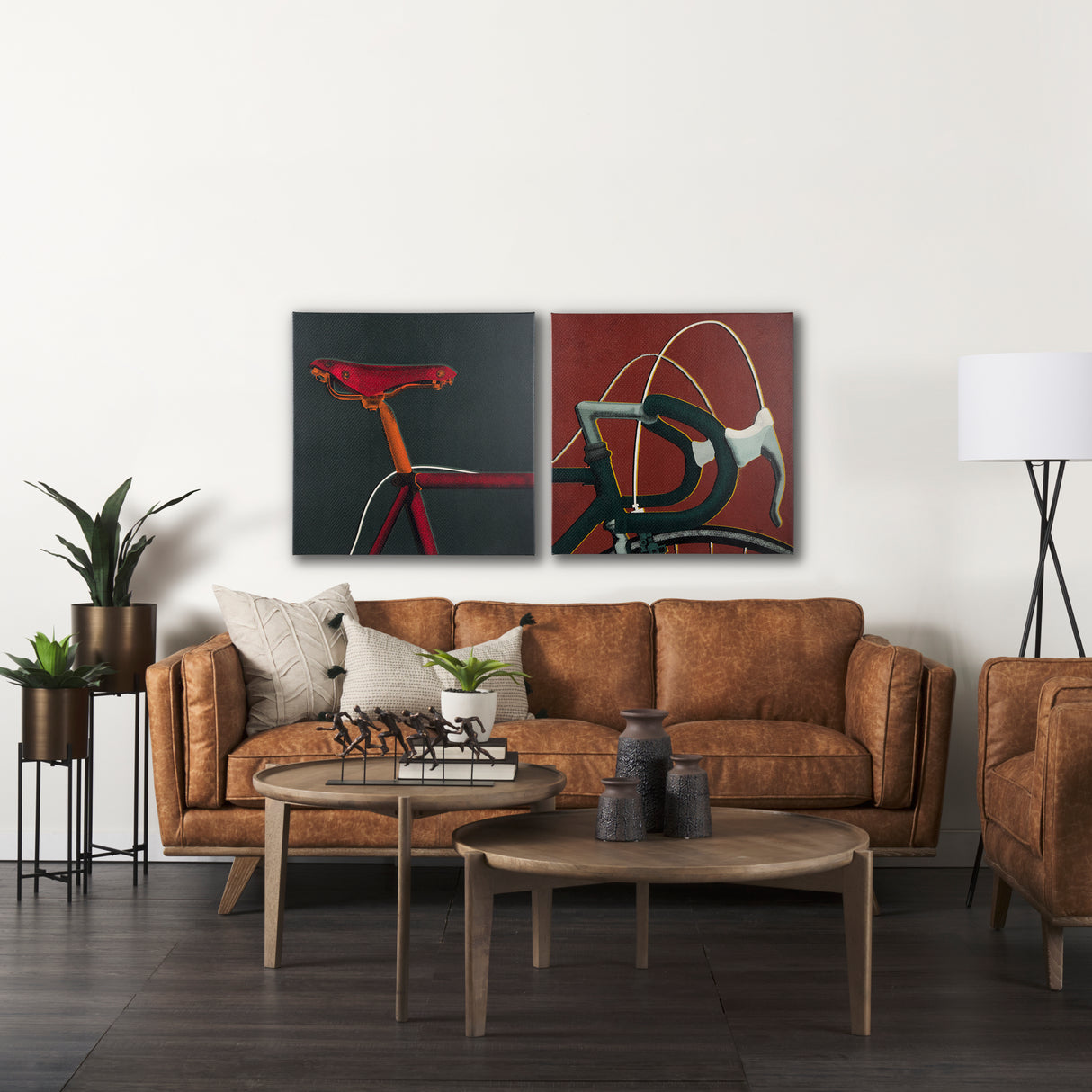 Bike Saddle Green by Alarm a Hand Embellished Textured Canvas from Mercana - Luna Furniture