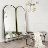 Jessie 55L x 16W White/Gray Hair-On-Hide Seat W/Gold Metal Base Accent Bench from Mercana - Luna Furniture