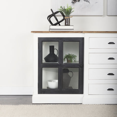 Emily I 8L x 8W Black Metal Decorative Jug from Mercana - Luna Furniture