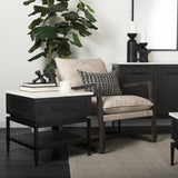Carollan II (Large) 9L x 9W Black Geometric Wood Ball Jack from Mercana - Luna Furniture